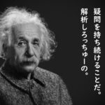 アインシュタインの解析